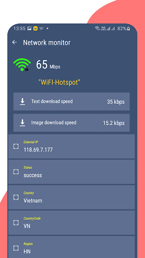 5G & Wi-Fi internet speed test Screen 2
