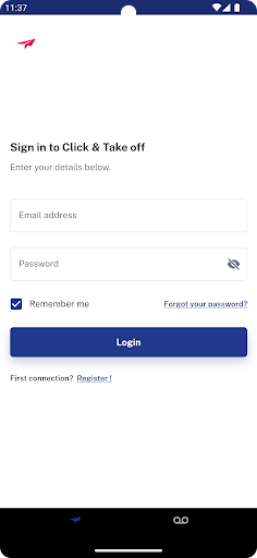 Android application Click & Take Off screenshort
