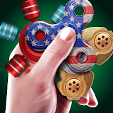 Pro hand fidget spinner icon