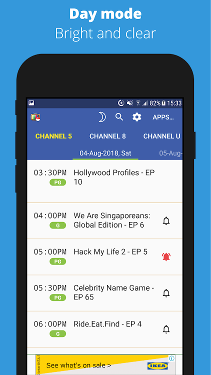 SG TV Guide - 2.5.6 - (Android)