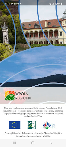 Android application Wrota Regionu screenshort