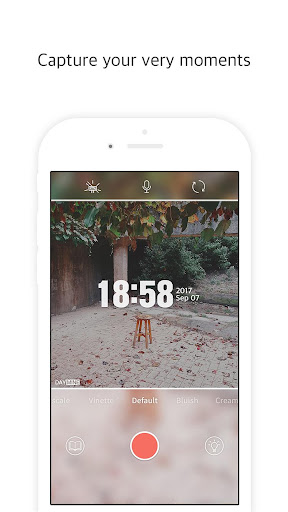 Android application DAYMINE - TIMESTAMP CAMERA screenshort