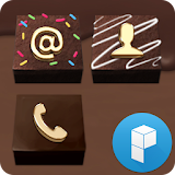 Dark Chocolate Launcher Theme icon