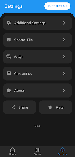 Charge Control [ROOT] Screen 3