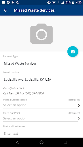 Louisville Metro311 Screen 3