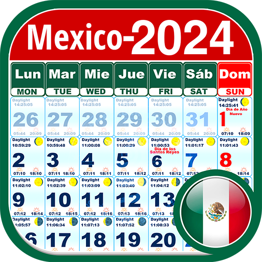 Mexico Calendario 2024 1.5 Icon