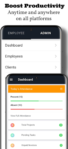 Android application e-Biz Antriksh screenshort