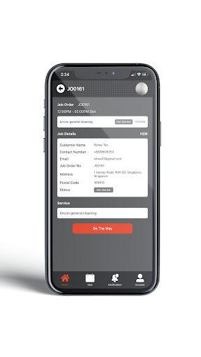 Android application Aguila Express Biz screenshort