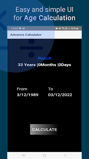 Android application Advance Calculator screenshort