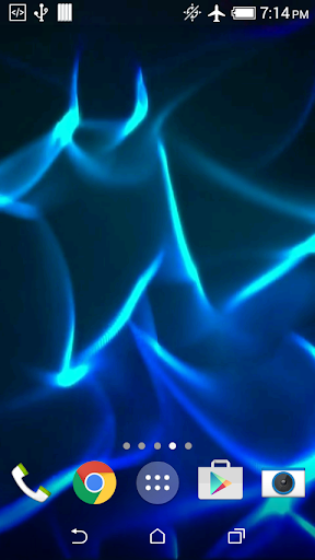 Blue Flames Live Wallpaper Screen 3