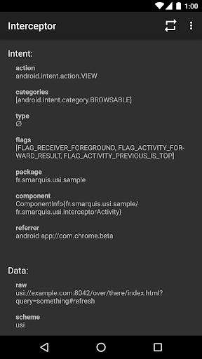 Url Scheme Interceptor Screen 3