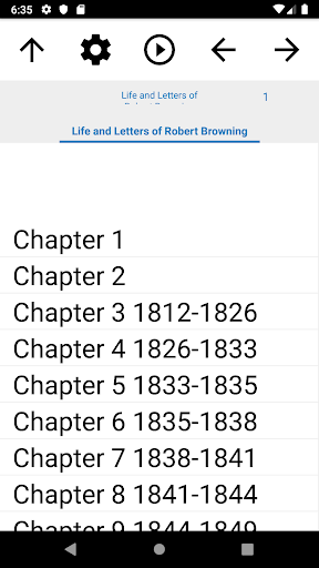 Android application Book, Life and Letters of Robe screenshort