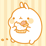 Molang Donut Yellow Atom theme icon