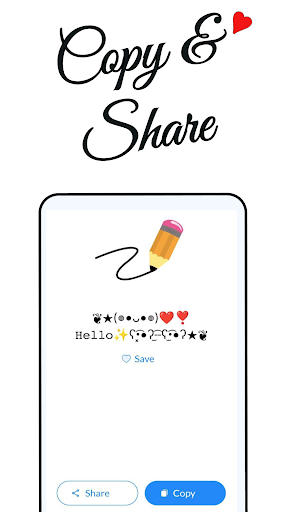Screenshot of Stylish Text- Letter Style Art