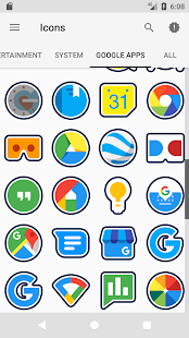 Morent - Capture d'écran du pack d'icônes