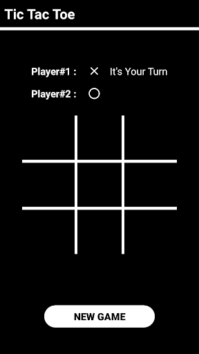 Android application Tic Tac Toe screenshort
