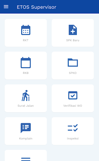 Android application ETOS Supervisor screenshort