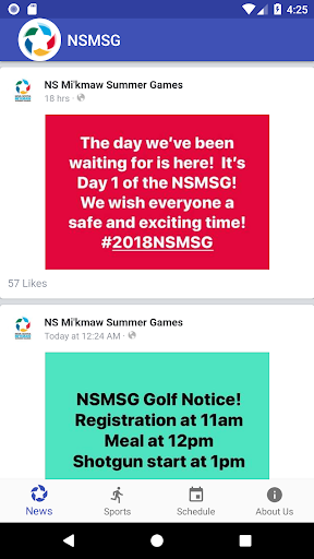 Android application NSMSG 2024 screenshort