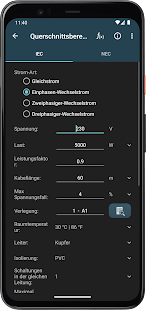 Elektro Berechnungen لقطة شاشة