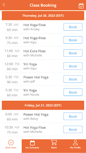 Rising Om Yoga Screen 2