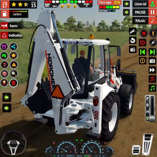 Real City JCB Construction 3D logo