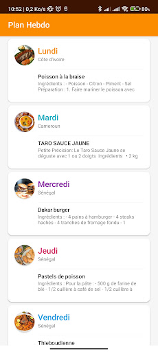 Cuisine Africaine et Recette Screen 3