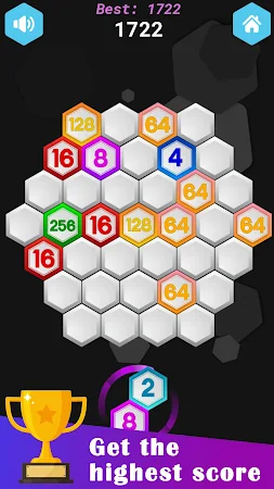 Game screenshot Hex Merge Puzzle Hexagon Block hack