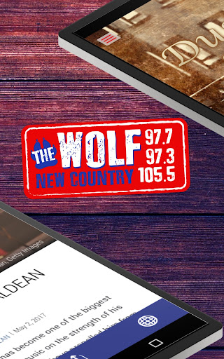 Screenshot of The Wolf 105.5