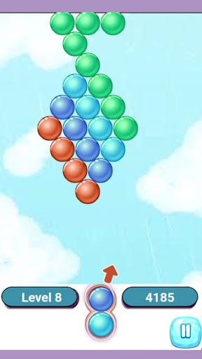 Android application Bubble Hit screenshort