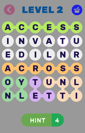 6 Letter word Screen 2