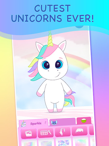 Android application Unicorn Dress Up Avatar Maker screenshort