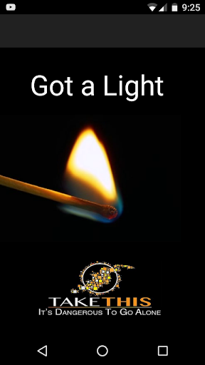 Android application Got-a-Light screenshort