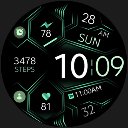 Dream 127 emerald watch face logo