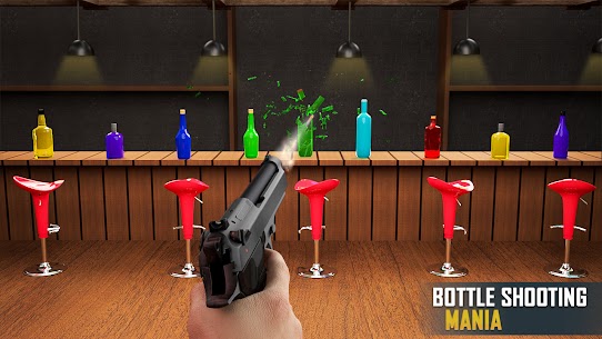 تنزيل Epic 3D Bottle Shooting games مهكرة للاندرويد [اصدار جديد] 1