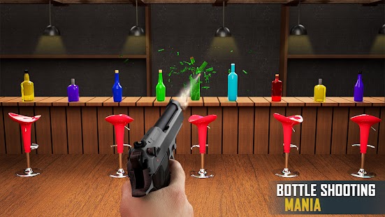 Epic 3D Bottle Shooting games Screenshot