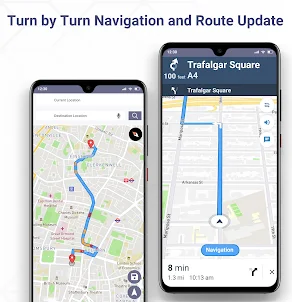 Navigator peta perjalanan GPS