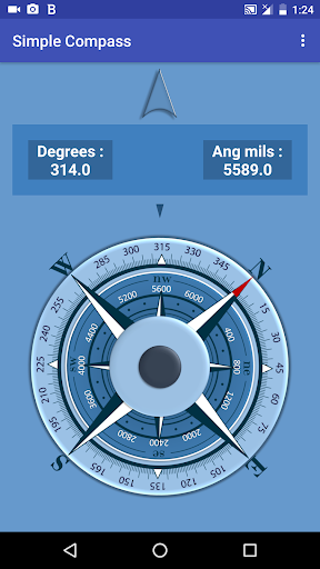 Android application Simple Compass screenshort