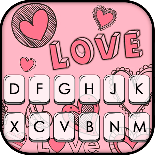 Doodle Pink Love Theme 8.7.1_0616 Icon