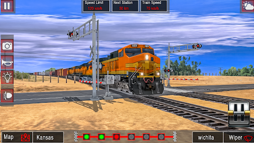 Railroad Train Simulator Screenshot 3 - AppWisp.com