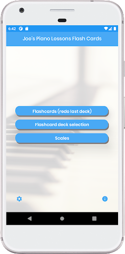 Joes Piano Lessons Flashcards Screen 2