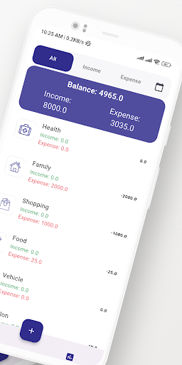 MeriaSave - Money Manager Screen 2