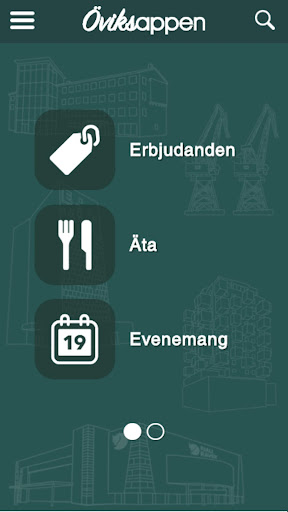 Android application Öviksappen screenshort