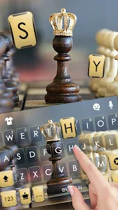 Chess Queen Keyboard Backgroun