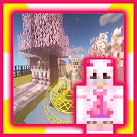 Cover Image of Tải xuống kawaii pink for Minecraft  APK