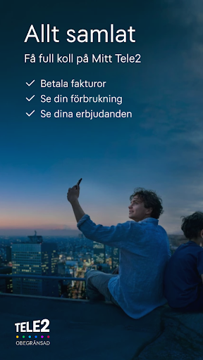 Android application Mitt Tele2 screenshort