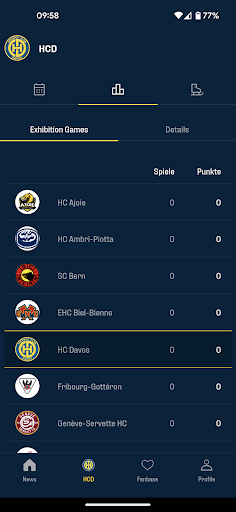 Hockey Club Davos Screen 3