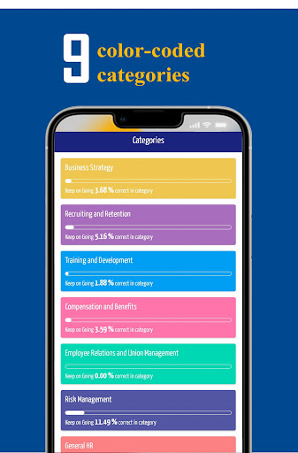 Android application HR Cards: HRCI SHRM Exam Prep screenshort
