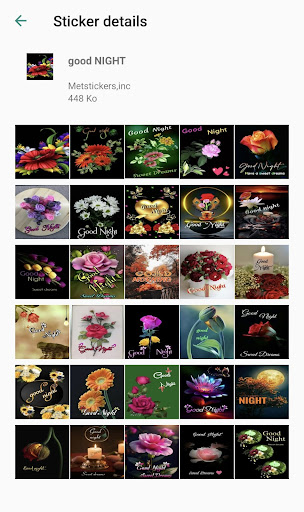 stickers good morning flowers Screen 2