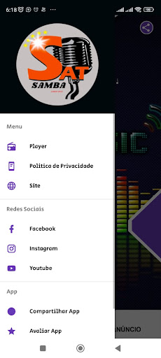 RádioSat Samba Screen 2