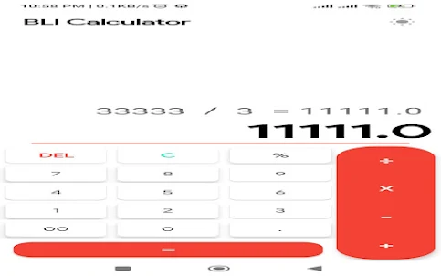 BLI Calculator